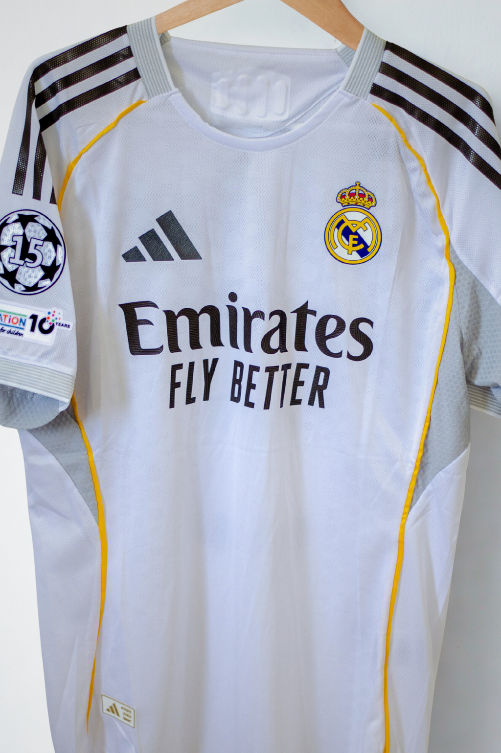 Camisa Real Madrid Local 25-26 Versión Jugador UCL