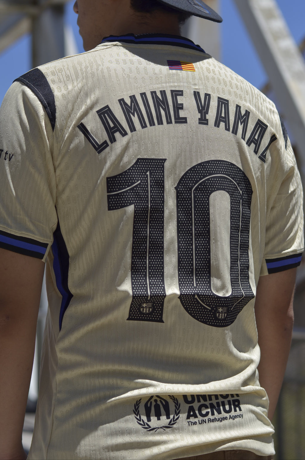 Camisa Barcelona Visita 25-26 Versión Jugador Lamine Yamal 10