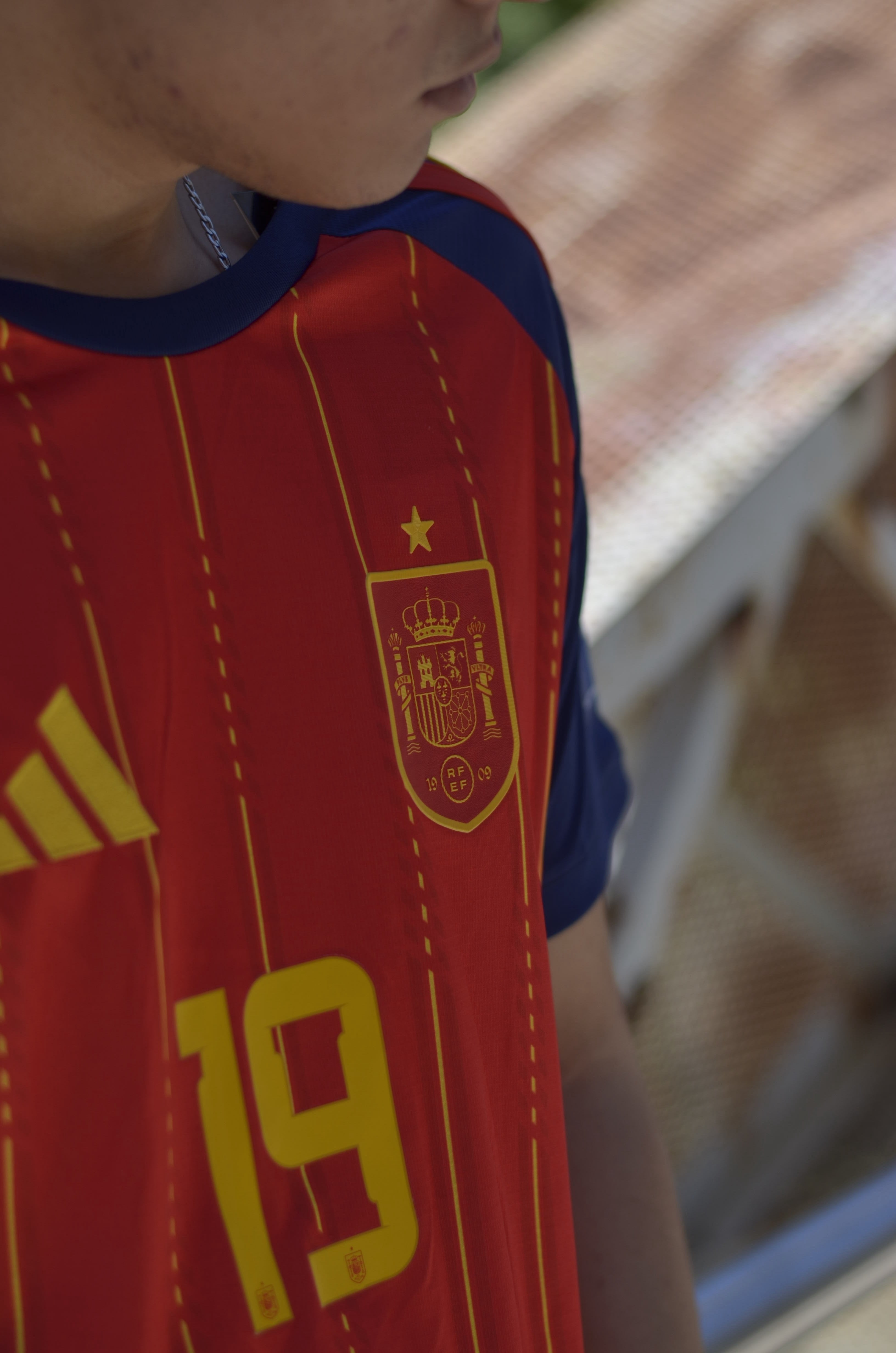 Camisa España Local 2026 Versión Fan Lamine Yamal 19