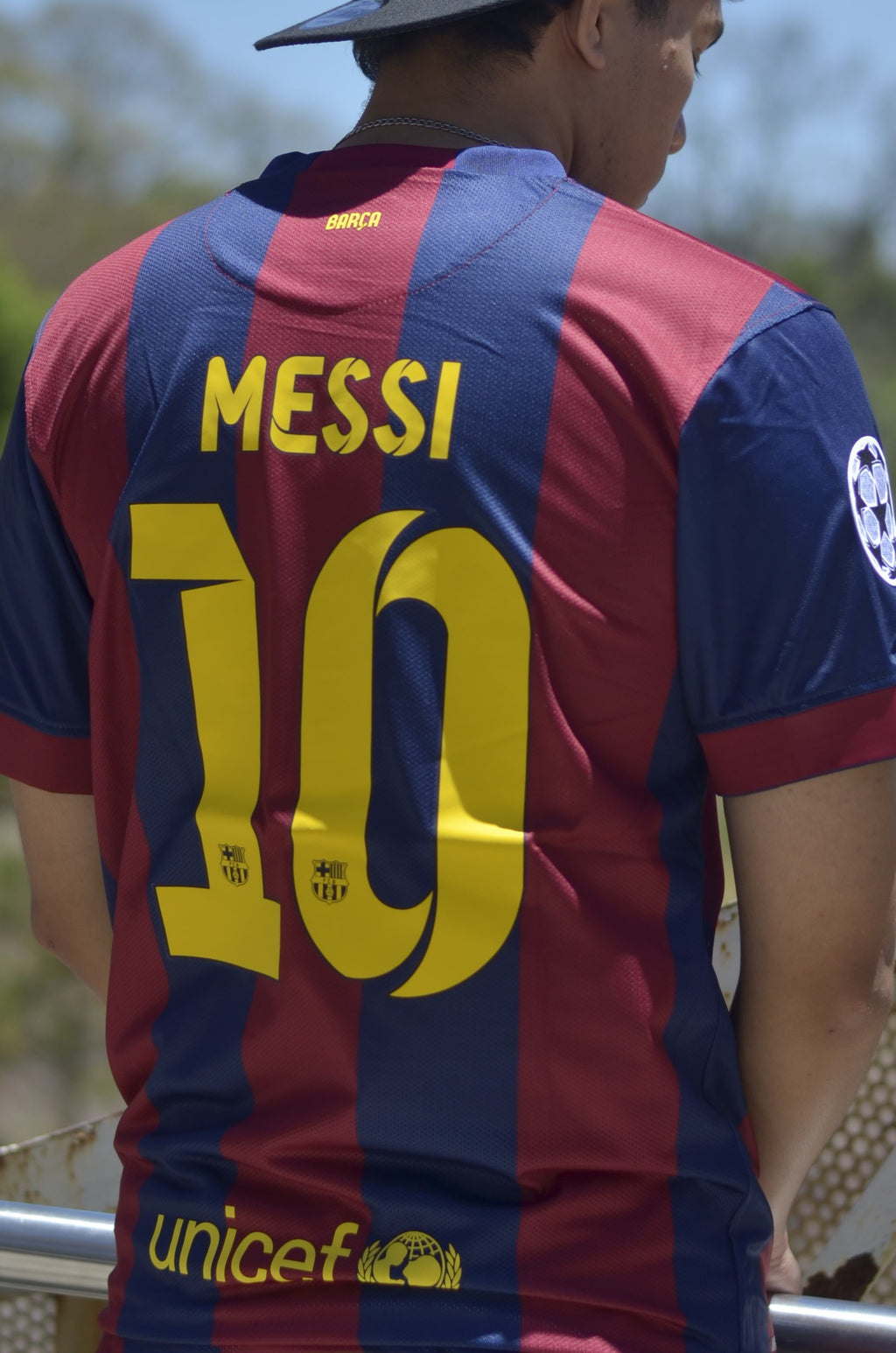 Camisa Barcelona Local 14-15 Versión Fan Messi 10