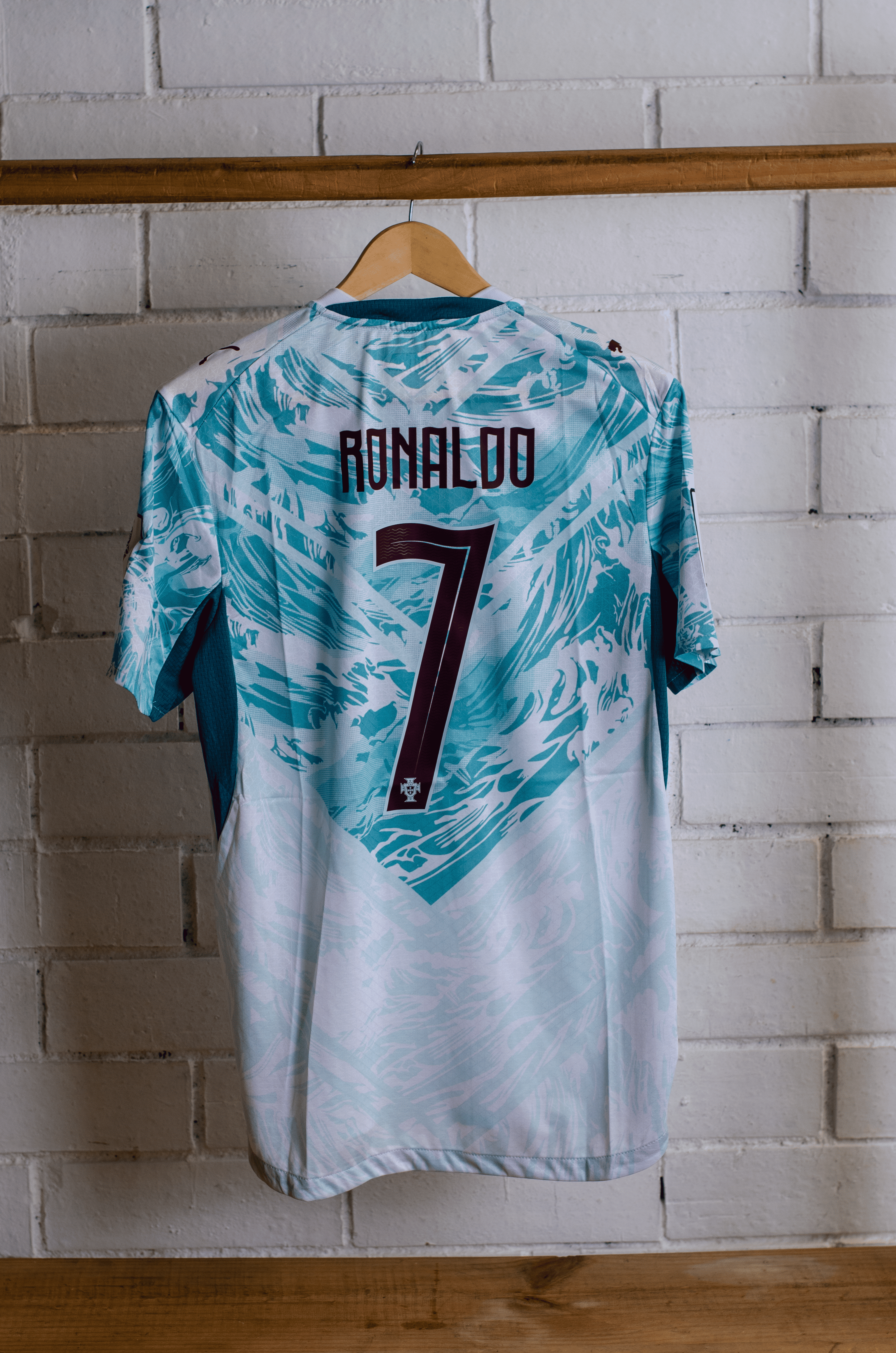 Camisa Portugal Visita 2026 Ronaldo 7 Versión Jugador