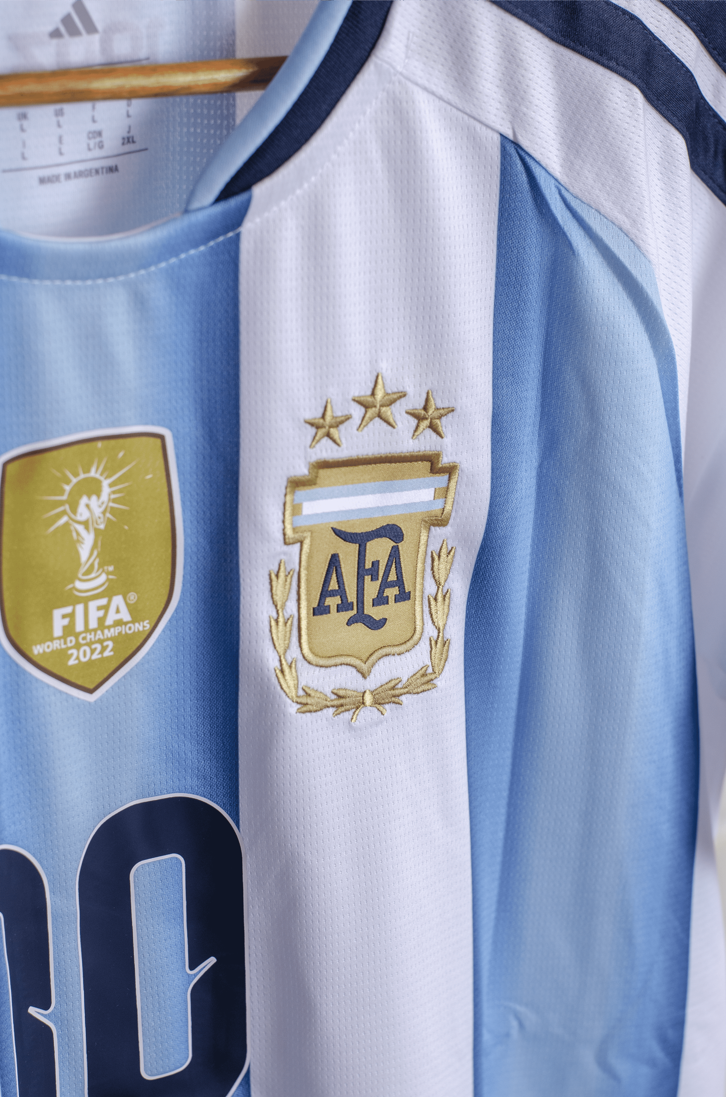 Camisa Argentina Local 2026 Versión Fan Messi 10