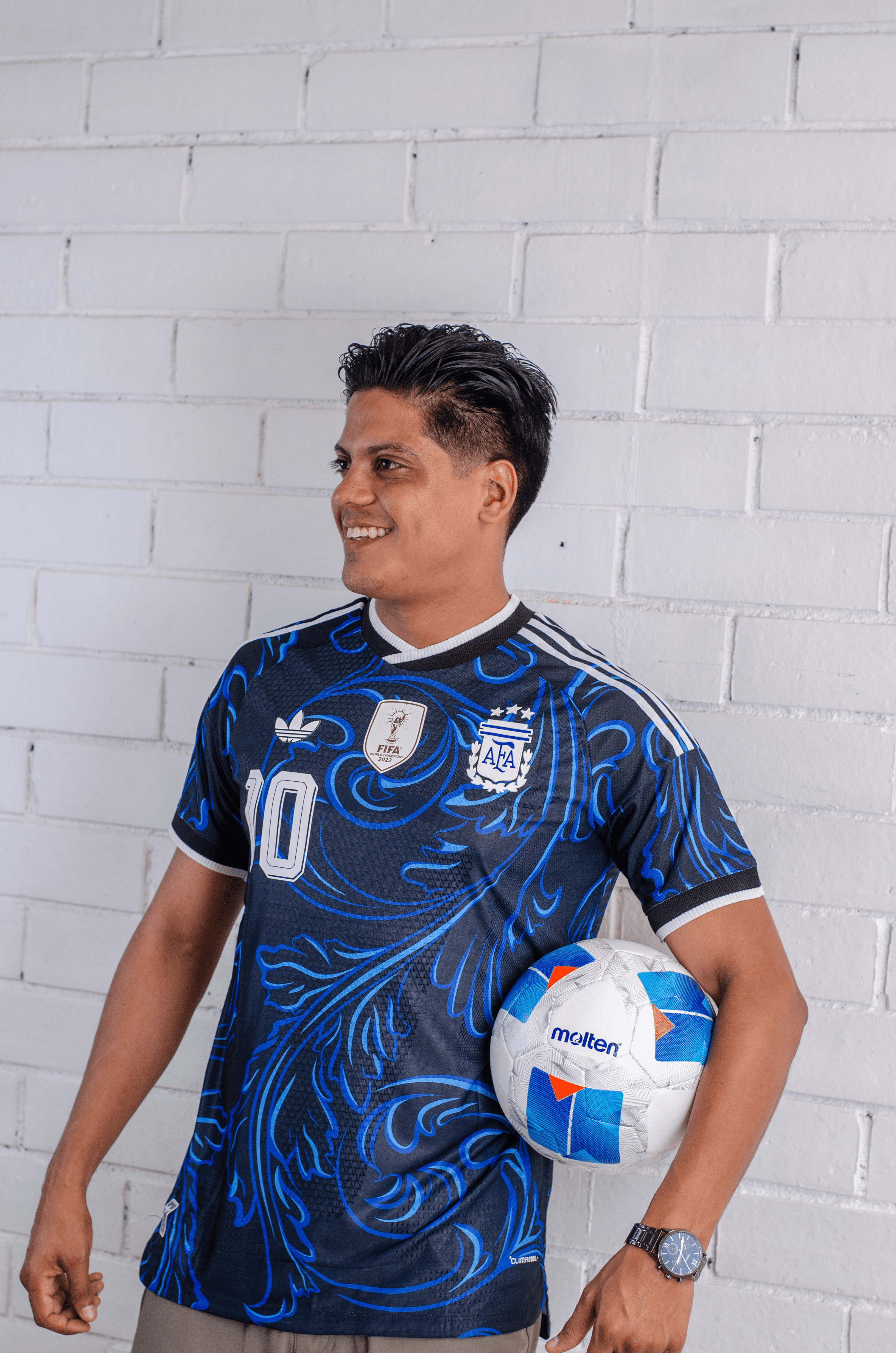 Camisa Argentina Visita 2026 Messi 10 Versión Jugador