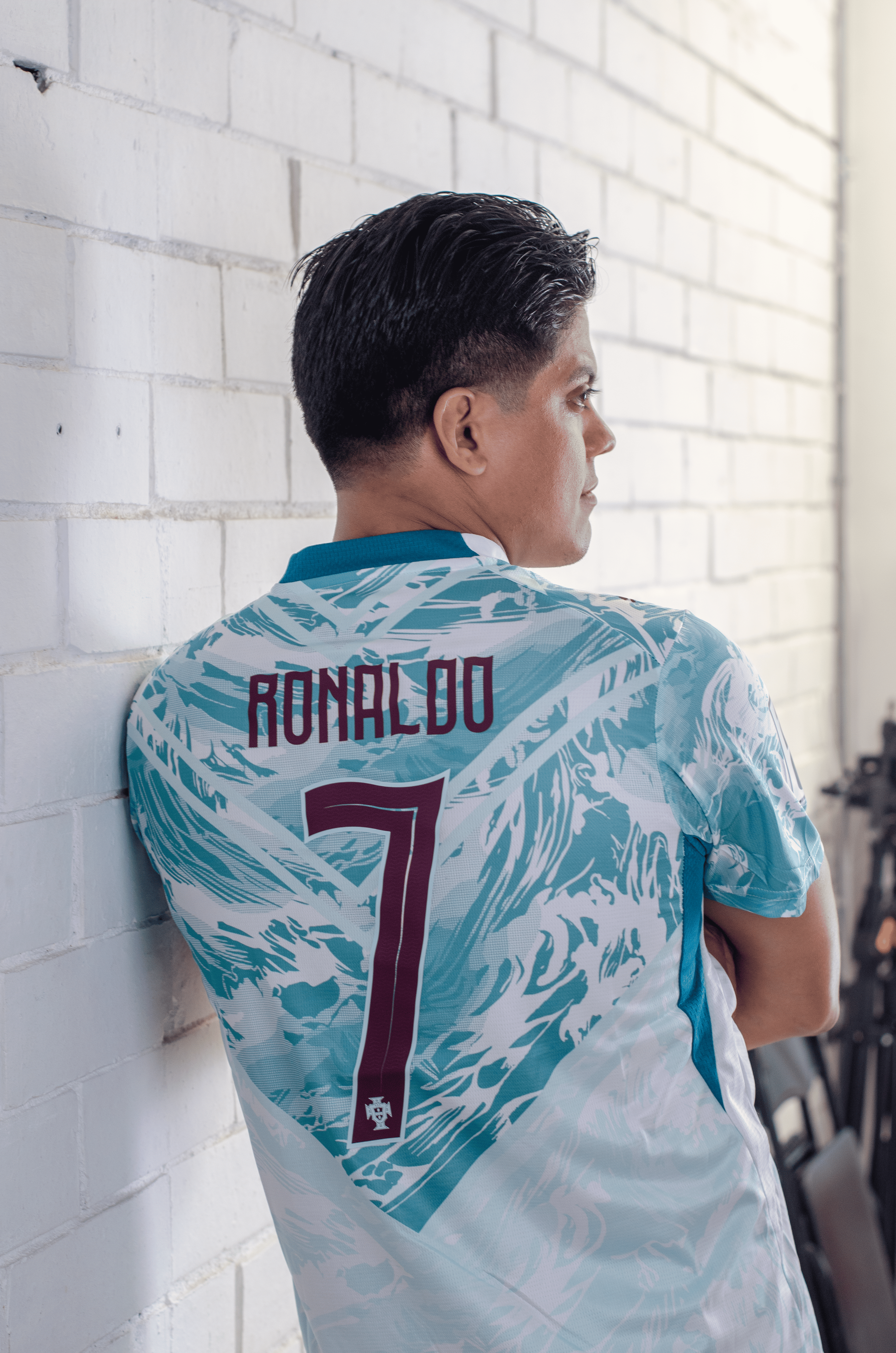 Camisa Portugal Visita 2026 Ronaldo 7 Versión Jugador